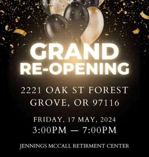 Jennings McCall Retirement Center Grand Re-Opening