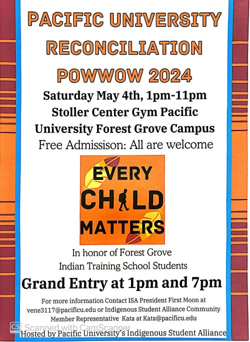 Pacific University Reconciliation Powwow 2024