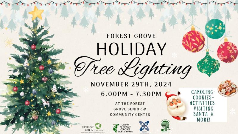 2024 Forest Grove Holiday Tree Lighting